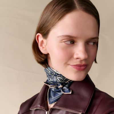 HERMES エルメス バンダナ・スカーフ MAXI 4500325E0060 2024 SS【HERMES】シルクバンダナ 《アニマル・バンダナ